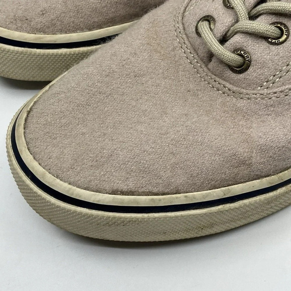 Sperry Topsider Wool Blend Boat Shoe lace Up Sneaker Mens 9.5 M - Picture 8 of 12